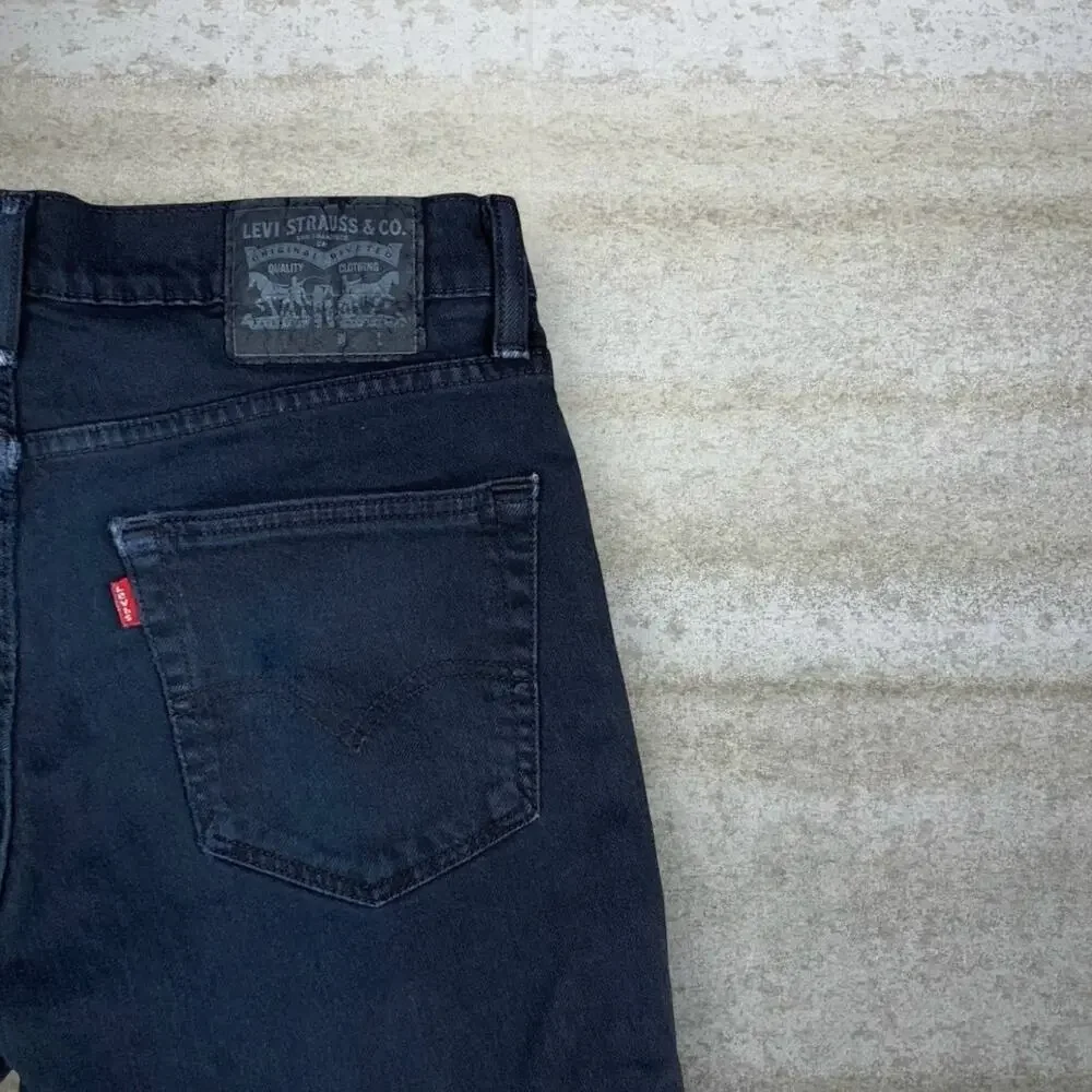 Vintage Y2K Levis Jeans 511 32x30 Slim Fit Smoke Black Wash Denim